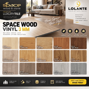 Space Wood Series Vinyl Flooring 3 mm