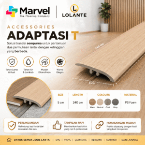 Adaptasi T Reducer Lantai Vinyl