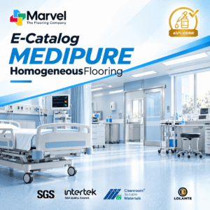 Lantai Vinyl Anti Bakteri Tebal 2 mm (MEDIPURE)
